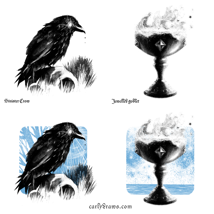 FANTASY GROT Fantasy vintage inspired chapter art