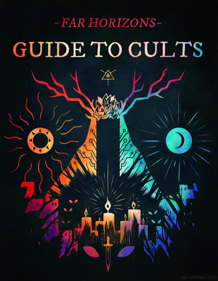 Cover art and design for game book