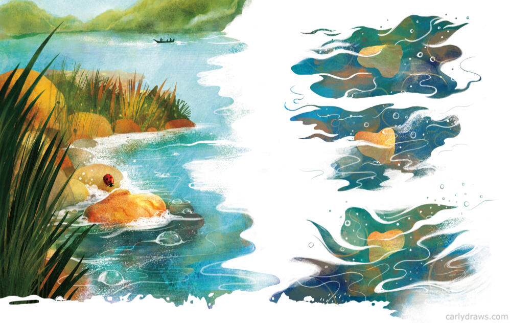 Something Spectacular A narrative non fiction picture book about the story of a rock. Written by Carmela LaVigna Coyle. Info and teaching resources available here: Carmela's site