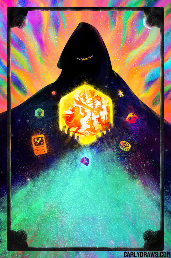 GAMES NIGHT poster for games company