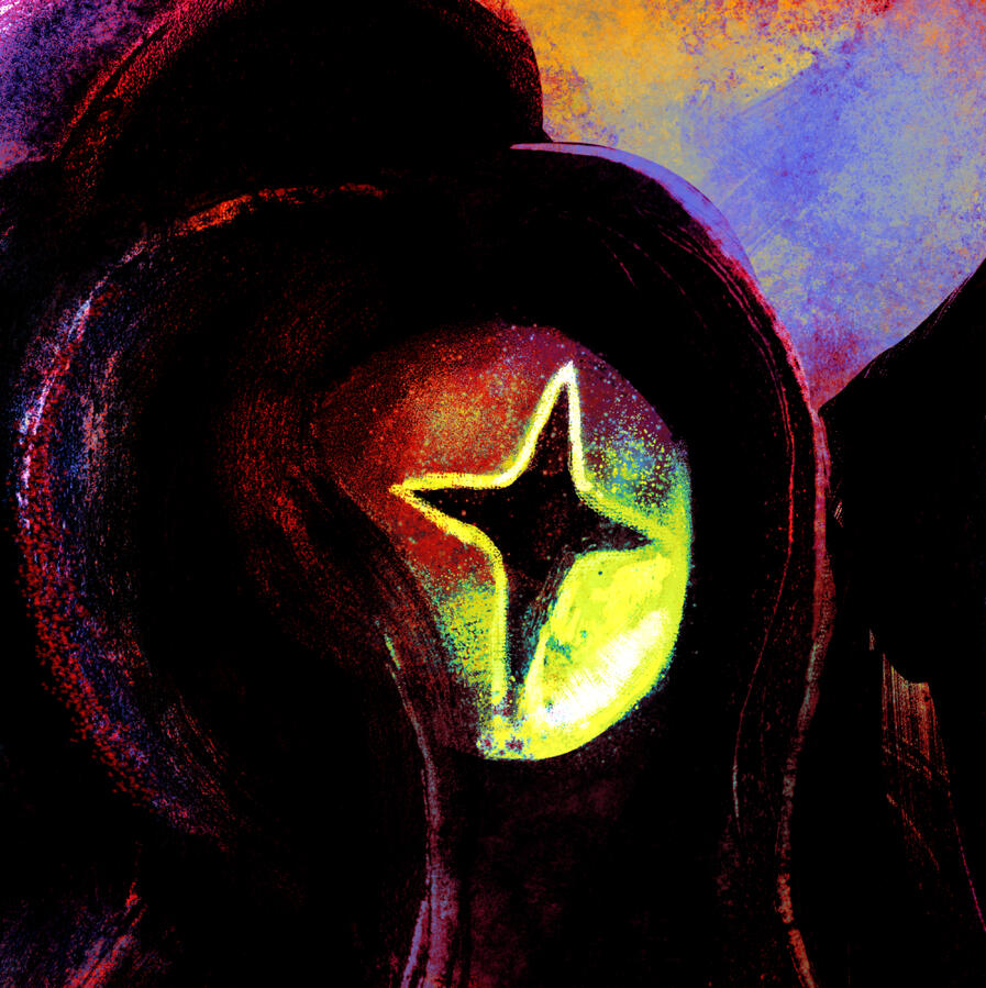 **Demon Statue Garden"" close up detail.